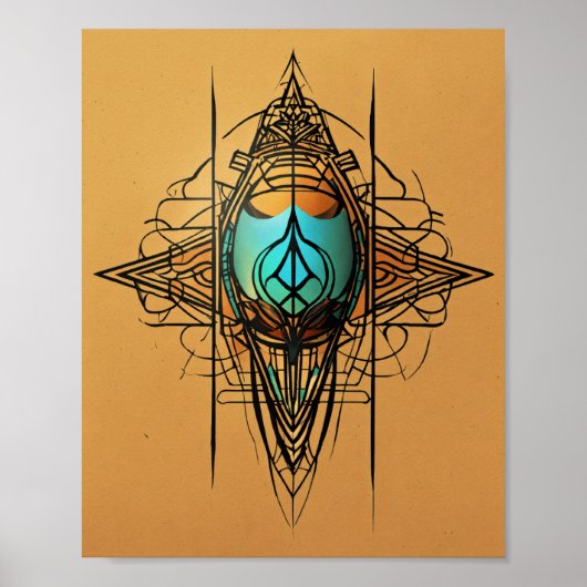 Dreamcatcher Serenity woondecoratie Poster (Voorkant)