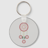 Dreamcatcher Sleutelhanger: "Vang je dromen" Sleutelhanger (Voorkant)