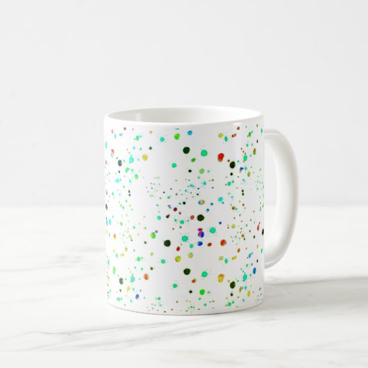Dreamcatcher splatter personalized  coffee mug koffiemok (Voorkant rechts)