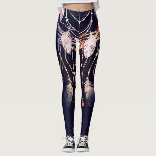 Dreamcatcher, takken, boho stijl, digitale kunst. leggings