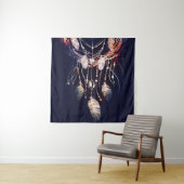 Dreamcatcher, takken, boho stijl, digitale kunst. wandkleed (In situ)