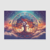 Dreamcatcher Tree of Life, Spirituele explosie Tissuepapier (Voorkant)