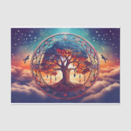 Dreamcatcher Tree of Life, Spirituele explosie Tissuepapier