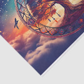 Dreamcatcher Tree of Life, Spirituele explosie Tissuepapier (Detail)