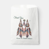 Dreamcatchers in een Boheems thema Bedankzakje (Voorkant)