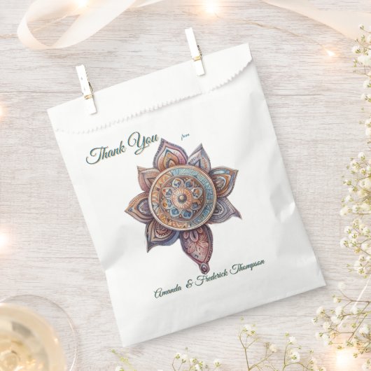 Dreamcatchers in een Boheems thema Bedankzakje (Geknipt)