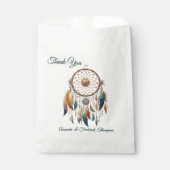 Dreamcatchers in een Boheems thema Bedankzakje (Voorkant)