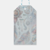 Dreamcatchers in een Boheems thema Cadeaulabel (Achterkant)