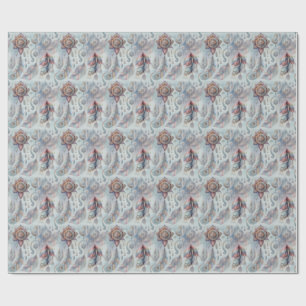 Dreamcatchers in een Boheems thema Cadeaupapier