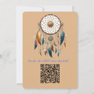 Dreamcatchers in een Boheems thema Kaart