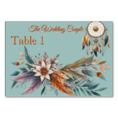 Dreamcatchers in een Boheems thema Kaart (Voorkant)