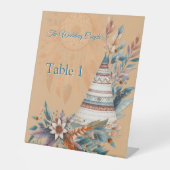 Dreamcatchers in een Boheems thema Reclamebord Met Voetstuk (Voorkant)