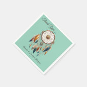 Dreamcatchers in een Boheems thema Servet (Hoek)