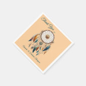 Dreamcatchers in een Boheems thema Servet (Hoek)