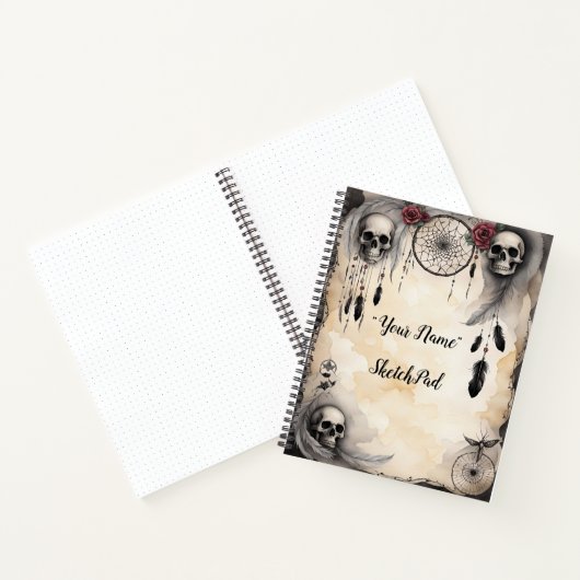 Dreamcatchers, Schedels & Rozen Notitieboek (Binnen)