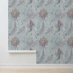 Dreamcaters in een Boheems thema Behang
