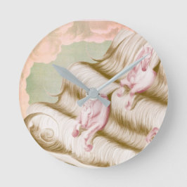 Dreamcore Pastel Clock – Celestial sagitarius Ronde Klok