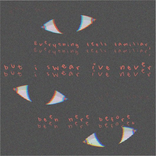 Dreamcore Vinyl Sticker - Eyes (Voorkant)