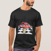 Dreamcore Weirdcore Esthetische Mushroom Eye Check T-shirt (Voorkant)