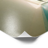 Dreamcore Zwembad met Entiteit – Liminaal Foto Afdruk (Hoek)