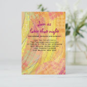 DREAMER Bat Mitzvah Reception Kaart (Staand voorkant)