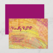 DREAMER Bat Mitzvah Reply Card RSVP Kaartje (Voorkant / Achterkant)