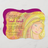 DREAMER Bat Mitzvah Uitnodiging (Voorkant / Achterkant)