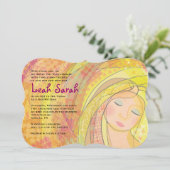 DREAMER Bat Mitzvah Uitnodiging (Staand voorkant)