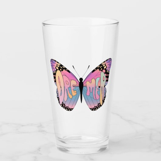 Dreamer Butterfly Vibes Glas (Voorkant)