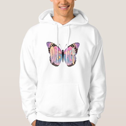Dreamer Butterfly Vibes Hoodie (Voorkant)