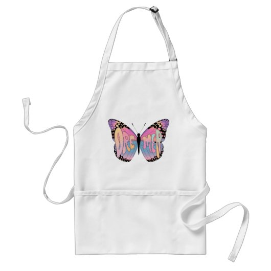 Dreamer Butterfly Vibes Standaard Schort (Voorkant)