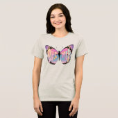 Dreamer Butterfly Vibes Tri-Blend Shirt (Voorkant volledig)