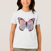 Dreamer Butterfly Vibes Tri-Blend Shirt (Voorkant)