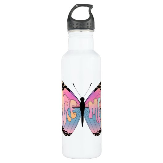 Dreamer Butterfly Vibes Waterfles (Voorkant)