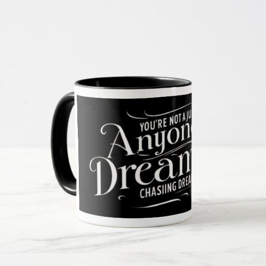 Dreamer Chasing Dreams Mug Mok (Voorkant links)