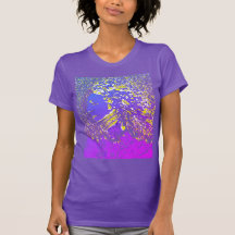 "Dreamer Girl" in Magenta Paarse-blauw Goud Design