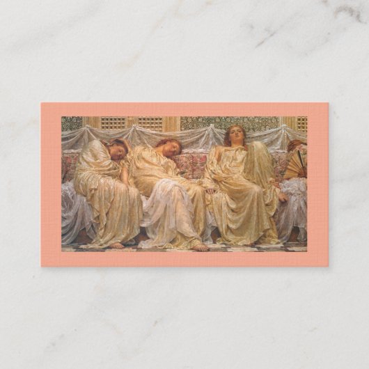 Dreamers – Albert Joseph Moore Visitekaartje (Voorkant)