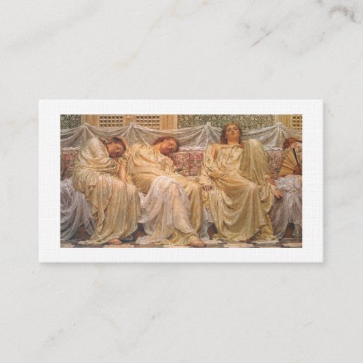 Dreamers – Albert Joseph Moore Visitekaartje (Voorkant)