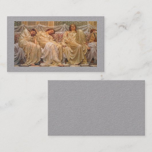 Dreamers – Albert Joseph Moore Visitekaartje (Voorkant / Achterkant)