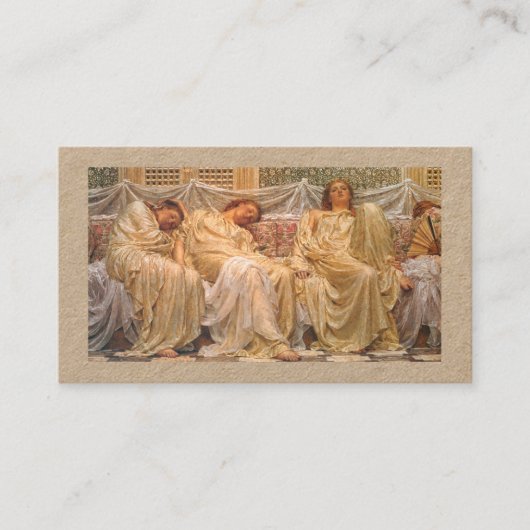 Dreamers – Albert Joseph Moore Visitekaartje (Voorkant)