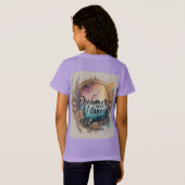"Dreamers Creëer Visions" ontwierp Kind T-shirt (Achterkant volledig)