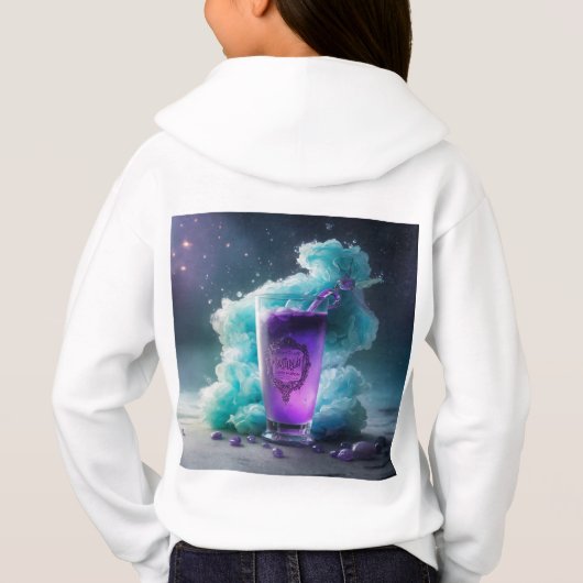 "Dreamer's Elixir: fotorealistische Paarse slaap P (Achterkant)