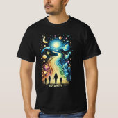 Dreamers lichtpaden t-shirt (Voorkant)