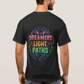 Dreamers lichtpaden t-shirt (Achterkant)
