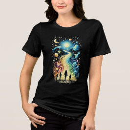 Dreamers lichtpaden Tri-Blend shirt