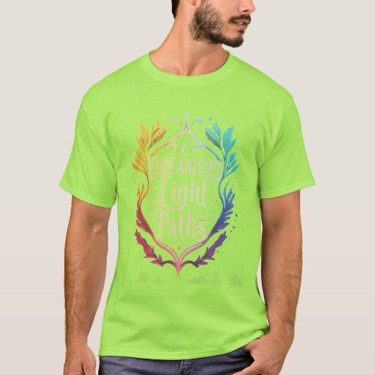 Dreamers Light Paths Mannen T-shirts (Voorkant)