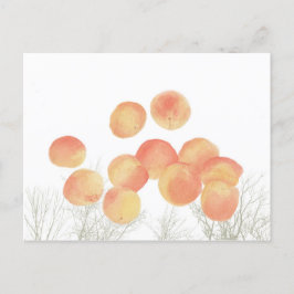 Dreaming abrikozen in de winter briefkaart