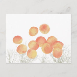 Dreaming abrikozen in de winter briefkaart