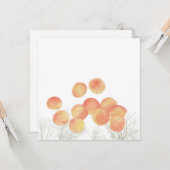 Dreaming abrikozen in de winter kaart (Voorkant / Achterkant in situ)