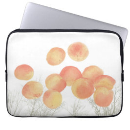 Dreaming abrikozen in de winter laptop sleeve